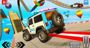 Android-Gameplay-Police-Prado-Car-Stunt-Games-Mega-Rump-Car