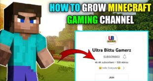 How-To-Grow-Minecraft-Gaming-Channel-2022-Best-Viral-Topics-For-Videos-Ultra-Bittu-Gamerz