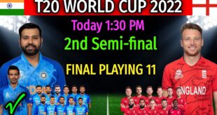 ICC-T20-World-Cup-2022-2nd-Semi-final-Match-India-vs-England-Match-Details-And-Playing-11