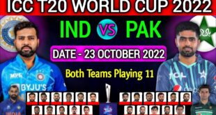 ICC-T20-World-Cup-2022-India-vs-Pakistan-Playing-11-Comparison-Ind-vs-Pak-Playing-11-2022