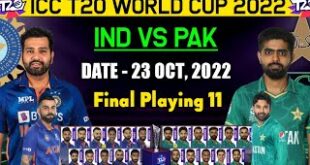 ICC-T20-World-Cup-2022-India-vs-Pakistan-Playing-11-Ind-vs-Pak-2022