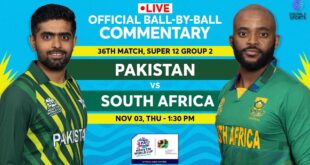 LIVE-Match-36-Pakistan-v-South-Africa-OFFICIAL-Ball-by-Ball-Commentary-T20-World-Cup-2022