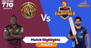 Northern-Warriors-vs-Deccan-Gladiators-Abu-Dhabi-T10-Season-6-Match-Highlights-Colors-Cineplex