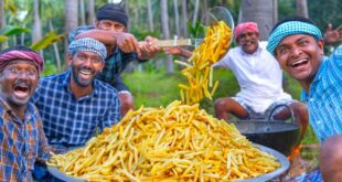 FRENCH-FRIES-Crispy-French-Fried-potatoes-Recipe-Cooking-In-Village-Finger-Chips-Easy-Snacks