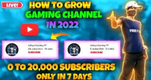 How-To-Grow-Gaming-Channel-in-2022-Gaming-Channel-Grow-Kaise-kare-How-To-Grow-ff-Gaming-Channel