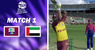 ICC-T20-World-Cup-2022-Gaming-Series-West-Indies-v-UAE-Group-A-Match-1