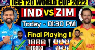 ICC-T20-World-Cup-2022-India-vs-Zimbabwe-Playing-11-Ind-vs-Zim-Match-2022