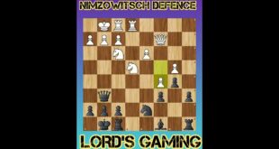 NIMZOWITSCH-DEFENCE-chess-gameplay-video-gaming-trending-games-shorts-youtubeshorts-youtube