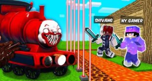 Choo-Choo-Charles-Vs-Best-Defense-Base-in-Minecraft-@gamingwithshivang